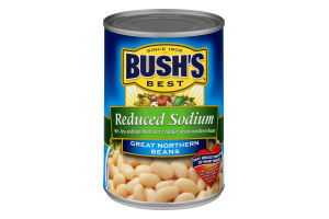 BUSH'S BEST Reduced Sodium Great Northern Beans