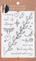 Тату Tattooshka Freedom love тимчасові