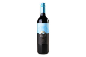 Вино 750мл 13.5% червоне сухе виноградне сортове Мальбек Iris пл