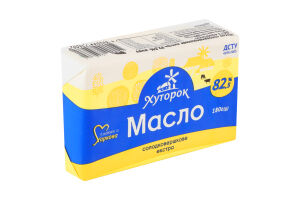 Масло солодковершкове 82.5% Екстра Хуторок м/у 180г