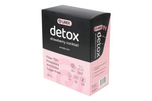 Добавка дієтична з підсолоджувачем Полуниця Детокс коктейль Umix к/у 21х10г