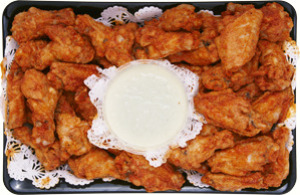 Ahold Chicken Wings Party Pack Buffalo Fully Cooked Cold Serves 6-8