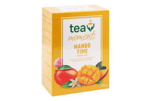 Чай зелений байховий листовий Mango time Tea Moments к/у 90г