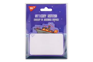 Папір д/нотаток 8bit UA з клейким шаром 40аркушів Yes