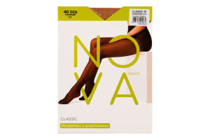 Колготки жіночі Nova Classic 40 бежевий р.2