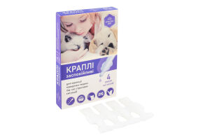 Краплі заспокійливі д/тварин 4*1мл Продукт