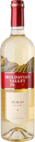 Вино 0.75л 11-13% біле напісолодке Muscat Moldavian Valley пл