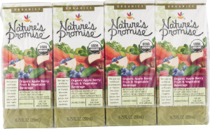 Nature's Promise Organic Apple Berry Fruit & Vegetable Beverage - 8 CT