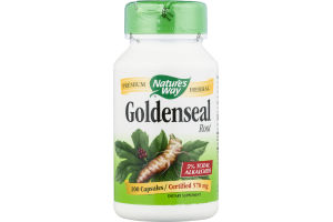 Nature's Way Goldenseal Root 570mg Capsules - 100 CT