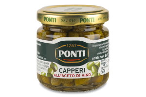 Каперси Ponti в винному оцті