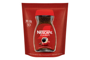 Кава розчинна гранульована Classic Nescafe д/п 30г