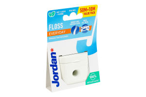 Флосс зубной ежедневный 50м Jordan 1шт