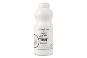 Кондиціонер для фарбованого волосся з кокосом Family Fresh Delice Byphasse 400мл