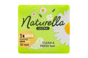 Прокладки Camomile Ultra normal Naturella 10шт