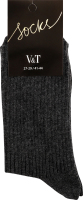 Шкарпетки чоловічі Бейсик темно-сірий меланж класичні р.27-29 156-024-1688 ВіЕндТі