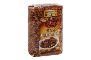 Смесь риса нешлифованного длиннозернистого Red&Wild World's Rice м/у 500г