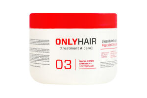 Маска-слайм ламінуюча з пептидами Treatment&Care Only Hair 330мл