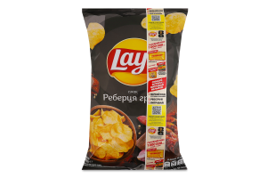 Чипси картопляні Реберця гриль Lay's м/у 120г