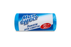 Пакеты для мусора 35л Max effect 30шт