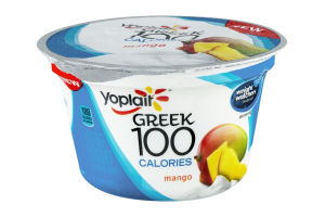 Yoplait Greek 100 Calories Fat Free Yogurt Mango