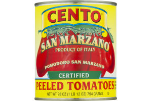Cento San Marzano Certified Peeled Tomatoes