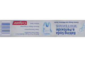 Colgate Fluoride Toothpaste Baking Soda & Peroxide Whitening Brisk Mint