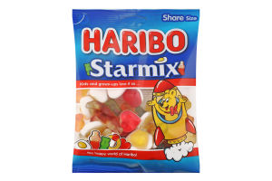 Конфеты желейные неглазированные Starmix Haribo м/у 150г