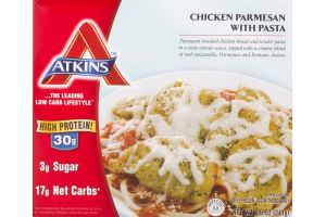 Atkins Chicken Parmesan with Pasta