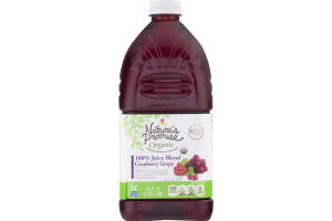 Nature's Promise Organic 100% Juice Blend Cranberry Grape