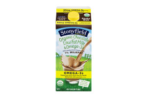 Stonyfield Organic 1% Low Fat Milk & Omega-3s Chocolate