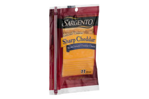 Sargento Natural Sharp Cheddar Slices - 11 CT