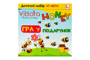 Набір посуду дитячого Мед склокераміка 3предмети Vittora