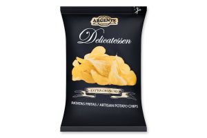Чипси картопл.ARGENTE DELICATESS з сіллю 40г И102(Іспанія)