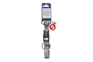 Нашийник д/собак Сейф Лайф Сільвер з лапками світловідбиваючий 20мм 35-55см Тріксі