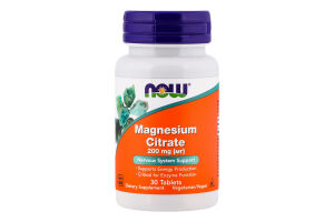 Добавка дієтична Now Magnesium Citrate 200mg