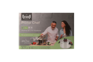 Каструля Prime Chef 2,7л з скляною кришкою 18см Krauff