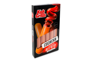 Ковбаски з начинкою кетчуп Koh Grills н/к в/с к/у 335г
