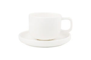 Чашка з блюдцем порцеляна 100мл №KYYW687 Greenwich Products Co. Limited 1шт