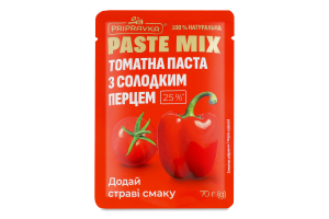 Паста томатна 25% з солодким перцем Paste mix Pripravka д/п 70г