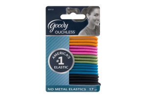 Goody Ouchless No Metal Elastics - 17 CT