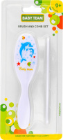Набор расческа и щетка №7105 Baby Team 1шт