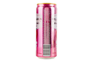 Сидр 0.33л 7-8.5% красный сладкий крепкий газированный Rosso Fragolino Villa Bianca ж/б