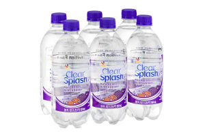 Ahold Clear Splash Raspberry Blackberry - 6 PK