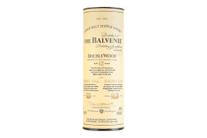 Виски 0.05л 40% односолодовый 12YO Doublewood Balvenie тубус