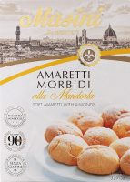 Печенье мягкое миндальное Amaretti morbidi Masini к/у 150г