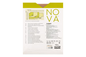 Колготки жіночі Nova Classic 40 бежевий р.5