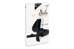 Колготи жіночі Велюр неро 150ден р.4 Сіела