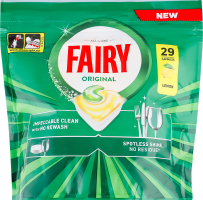 Капсули для посудомийної машини Fairy Original ALL in ONE Лимон 29шт