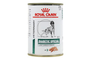 Корм-дієта д/дорослих собак Diabetic Special LC 410г ж/б Royal Canin
