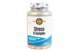Добавка дієтична таблетки Комплекс вітамінів групи B Stress B Complex KAL 100шт